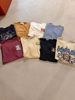 Lot Of 8 MEDIUM Size Tshirts Some Are Used ,some Are Brand New Without Tag