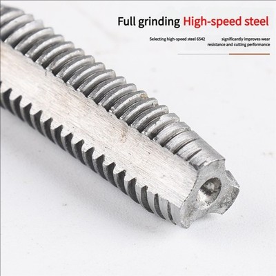 High Performances Hand Tap Kit 5pc Highly speed Steel Taps Precise Thread Tool