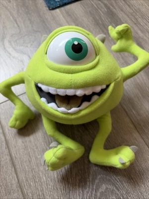 Vintage 2001 Hasbro Monsters Inc Mike Wazowski 5” Plush Toy Disney Pixar - Image 1 of 4