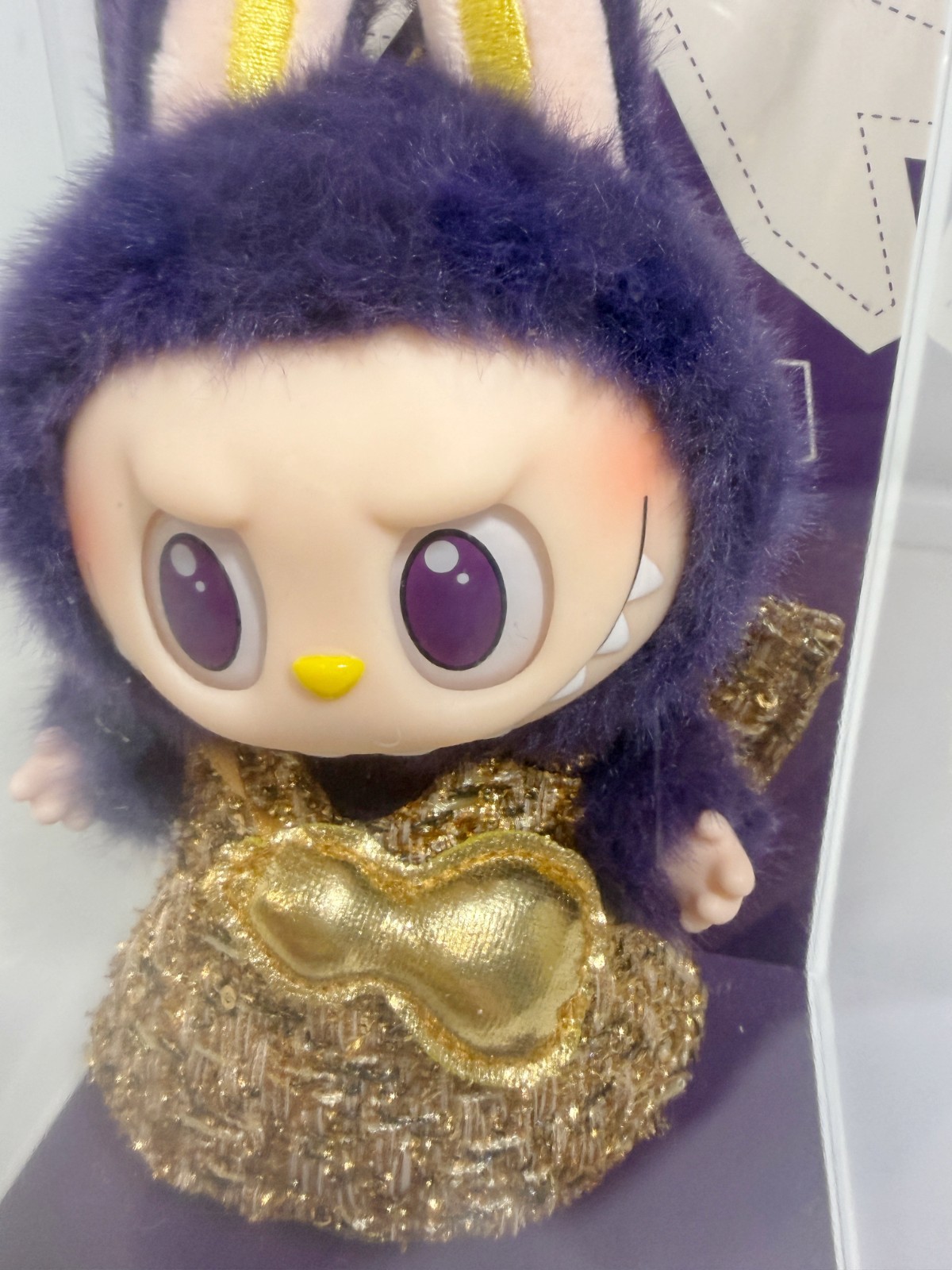 Authentic POP MART Labubu ❤ Pronounce Wings of Fortune Vinyl Plush Hanging Card