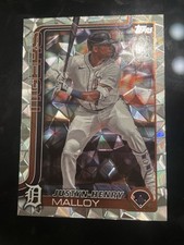 🔥💥2025 Topps Series 1 Justyn-Henry Malloy RC #269 Diamante Foil. Free 🚢