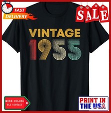 Vintage 1955 70th Birthday Gift Men Women 70 Years Old T-Shirt