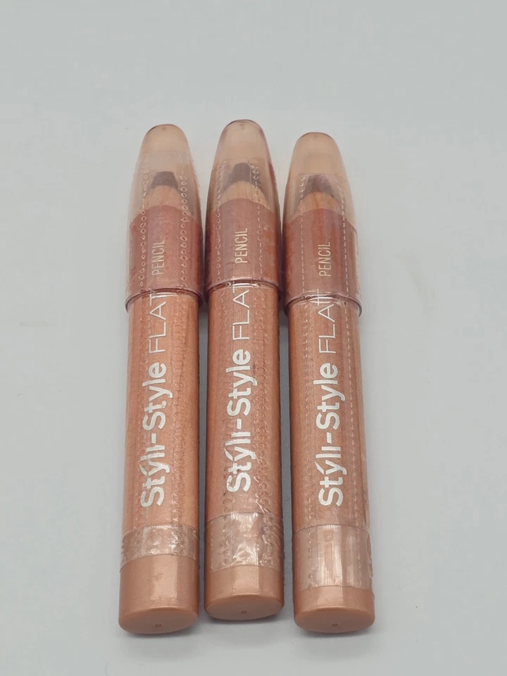 Styli-Style FLAT LIP Pencils MADE in Italy -1311 Aspen SEALED. QTY:3 - Image 2 of 4