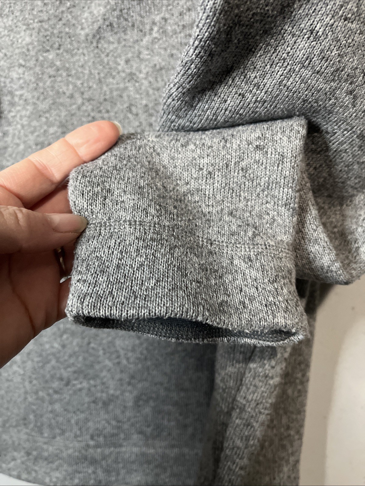 PETER MILLAR PULLOVER SIZE Large GRAY HEATHER 1/4… - image 5