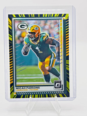 Micah Parsons 2025 Panini Donruss Optic #85 Electricity Prizm /75 PACKERS