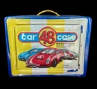 VTG Tara Toy #20300 Hot Wheels Matchbox 48 Car 3D Storage Case & Trays 45 Cars