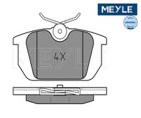 Bremsbelagsatz, Scheibenbremse Meyle 0252110314 FüR Fiat