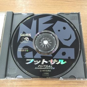 Saurus Futsal 5 on 5 Mini Soccer Neo Geo CD Retro Video Game Excellent Condition