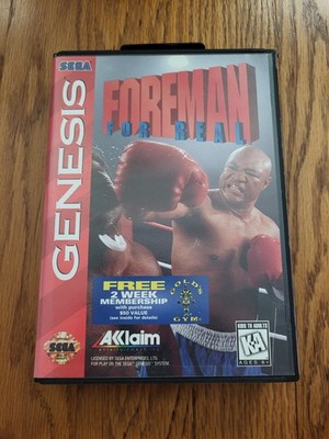Foreman for Real (Sega Genesis, 1995, Acclaim) - CIB