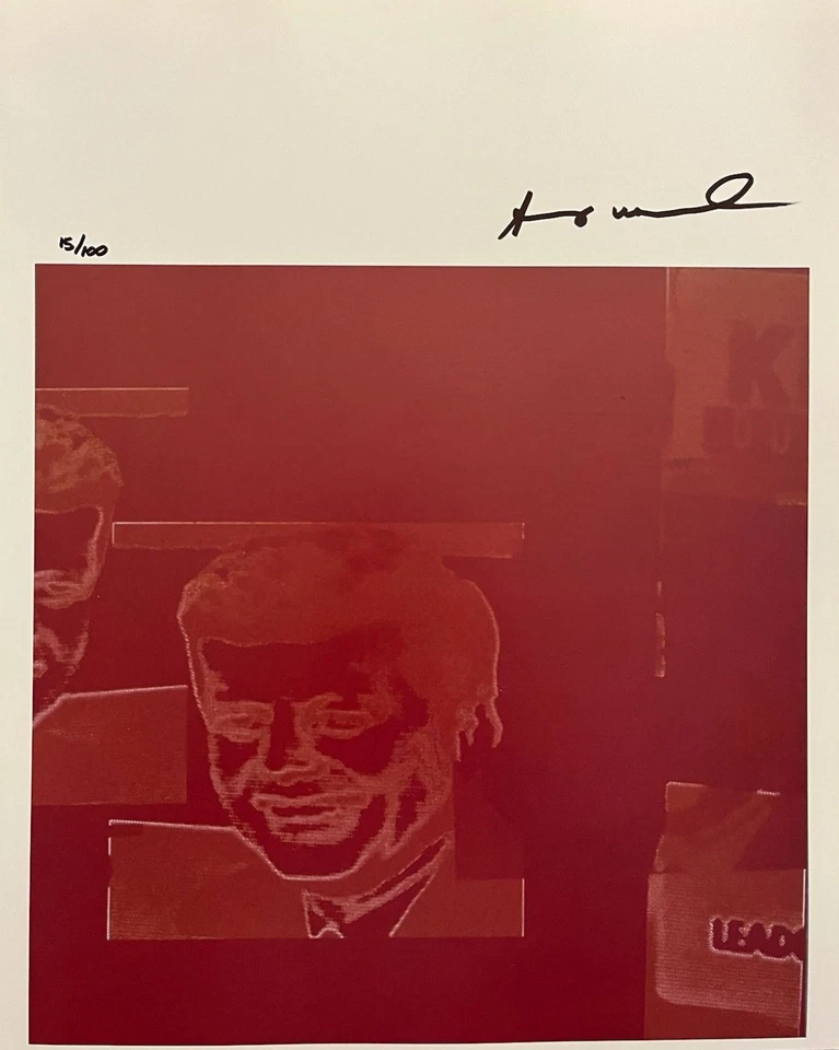 Andy Warhol, Original Hand-signed Lithograph with COA & Appraisal of $3,500 - Image 2 of 4