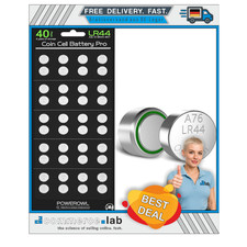 Powerowl LR44 Batterien 40 Stck Alkaline 1,55V Langleb