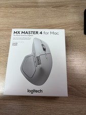NEW Logitech MX Master 4 Wireless Mouse for Mac (White Silver) 910-007574 