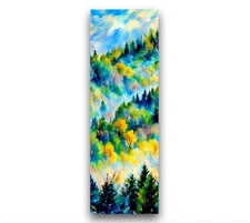 Bookmark Colorful Mountains - Unique Page Saver, Gift For Book Readers Teachers