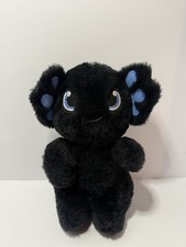 Axolotl Swaddle Baby Black Blue Stuffed Plush Animal Plushie Kids Toy Soft Fuzzy
