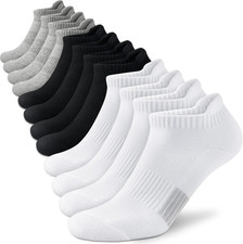 Ankle Socks Womens Athletic Running Comfort Cushioned 3/5/6Pairs