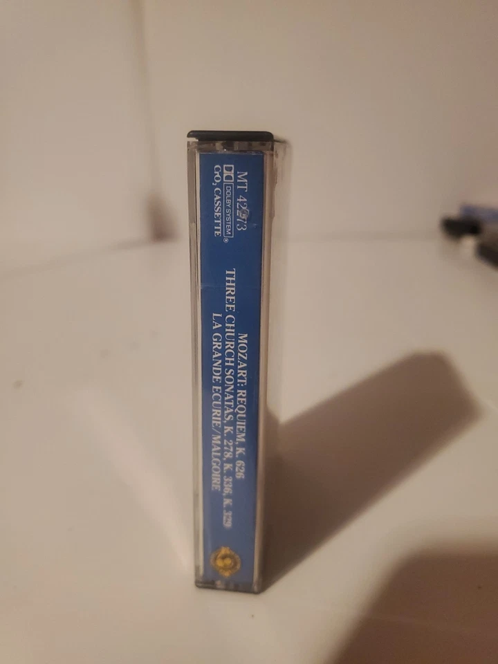 Jean Cluade Malgoire - Mozart Requiem Cassette *Tested* Three Church Sonatas - Image 2 of 4