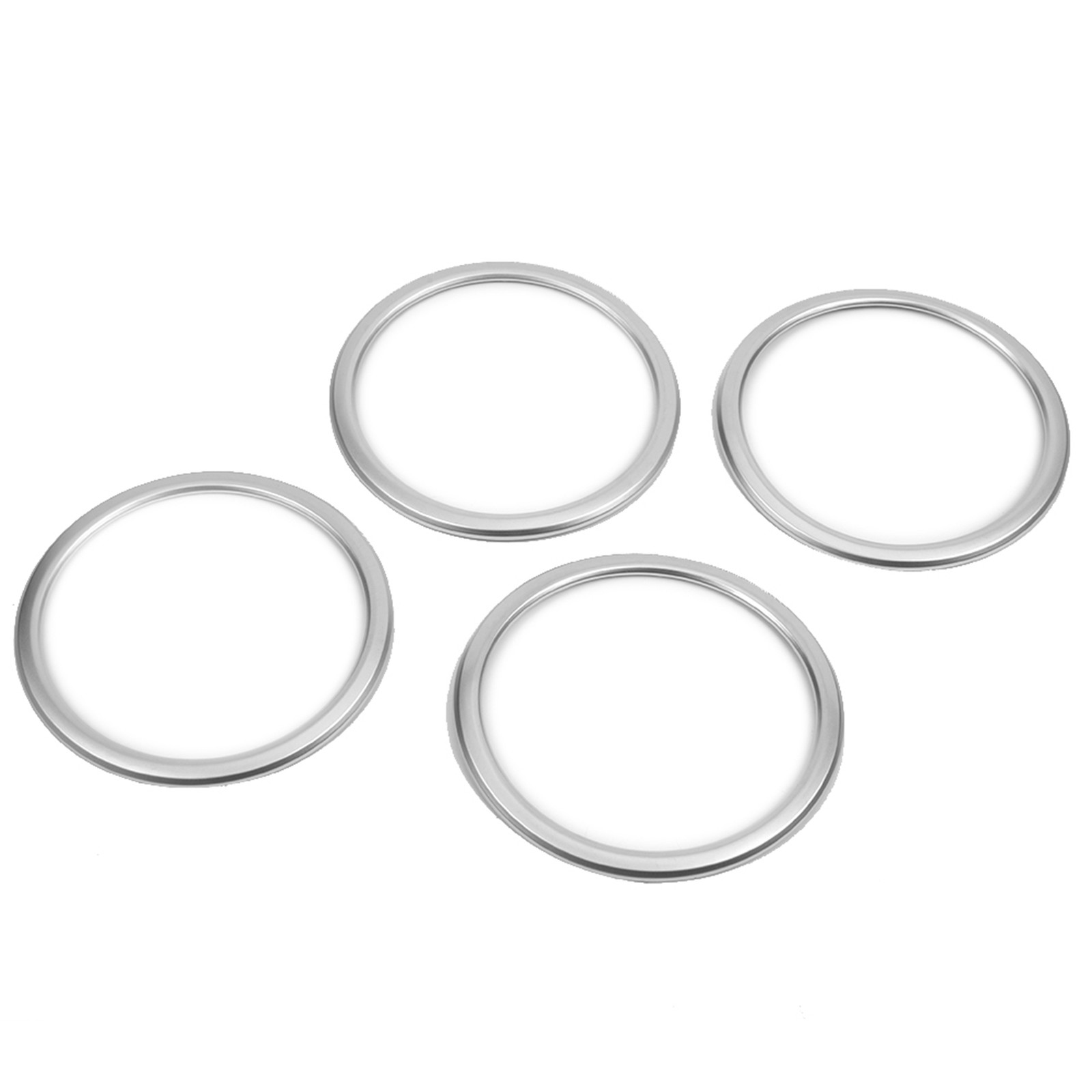 4PCS Chrome Car Door Speaker Ring Cover For X1 F48 2016-2018 Easy To Use