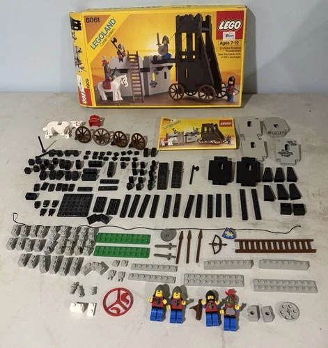 LEGO Castle: Siege Tower (6061) w/Instructions. Incomplete- Read Description.