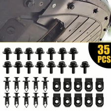 For Honda Body Bolts + U-nut Clips M6 Engine Cover Undertray Splash Shield Guard