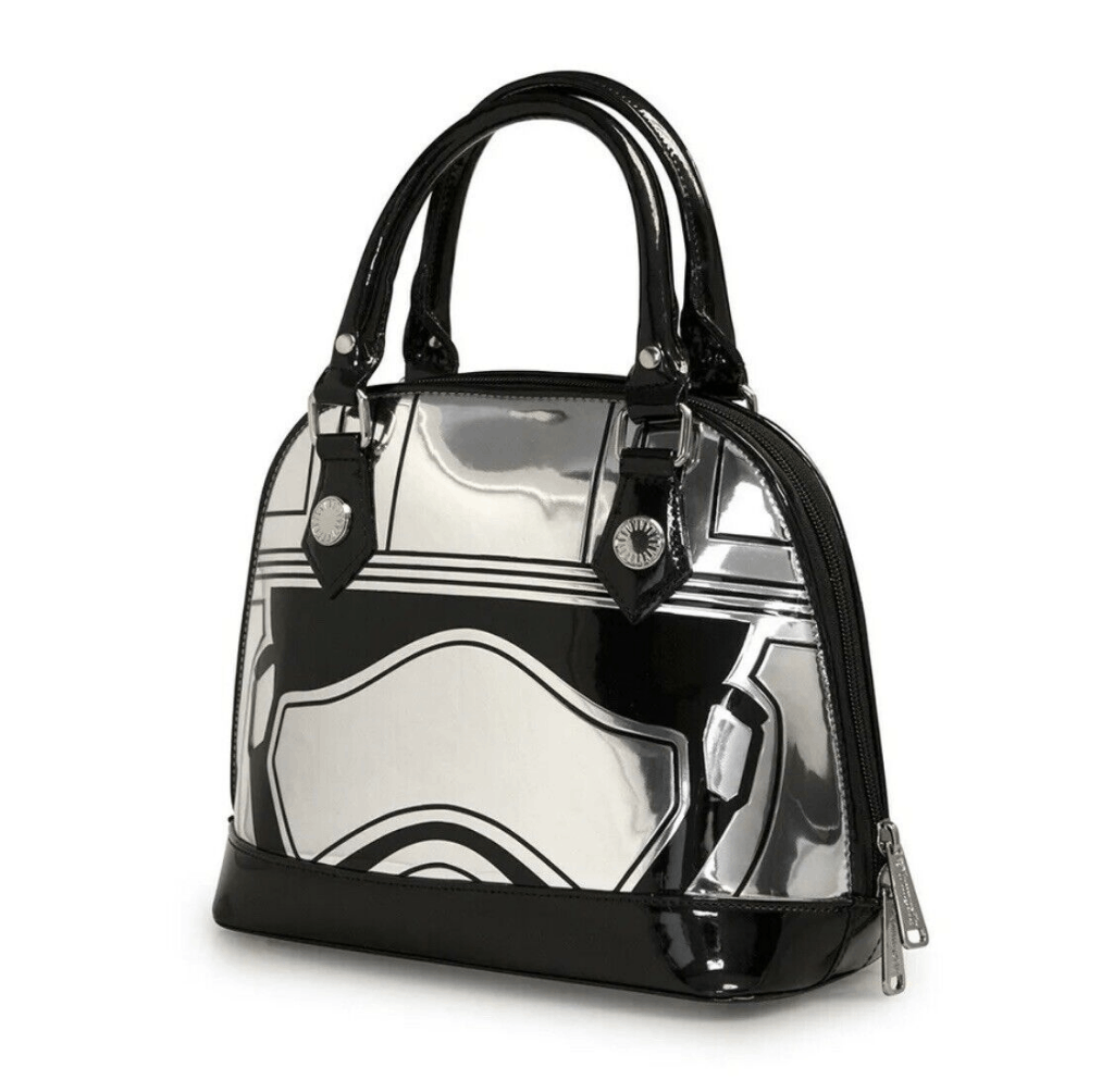 Loungefly Star Wars The Force Awakens Captain Phasma Silver Holo Embossed Dome S