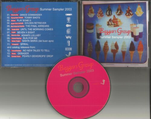 PROMO CD w/ PIXIES Tindersticks COCTEAU TWINS Richard hawley LOVE AND ROCKETS