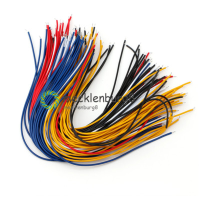 100PCS 20CM Color Flexible Two Ends Tin-plated Breadboard Jumper Cable Wires top
