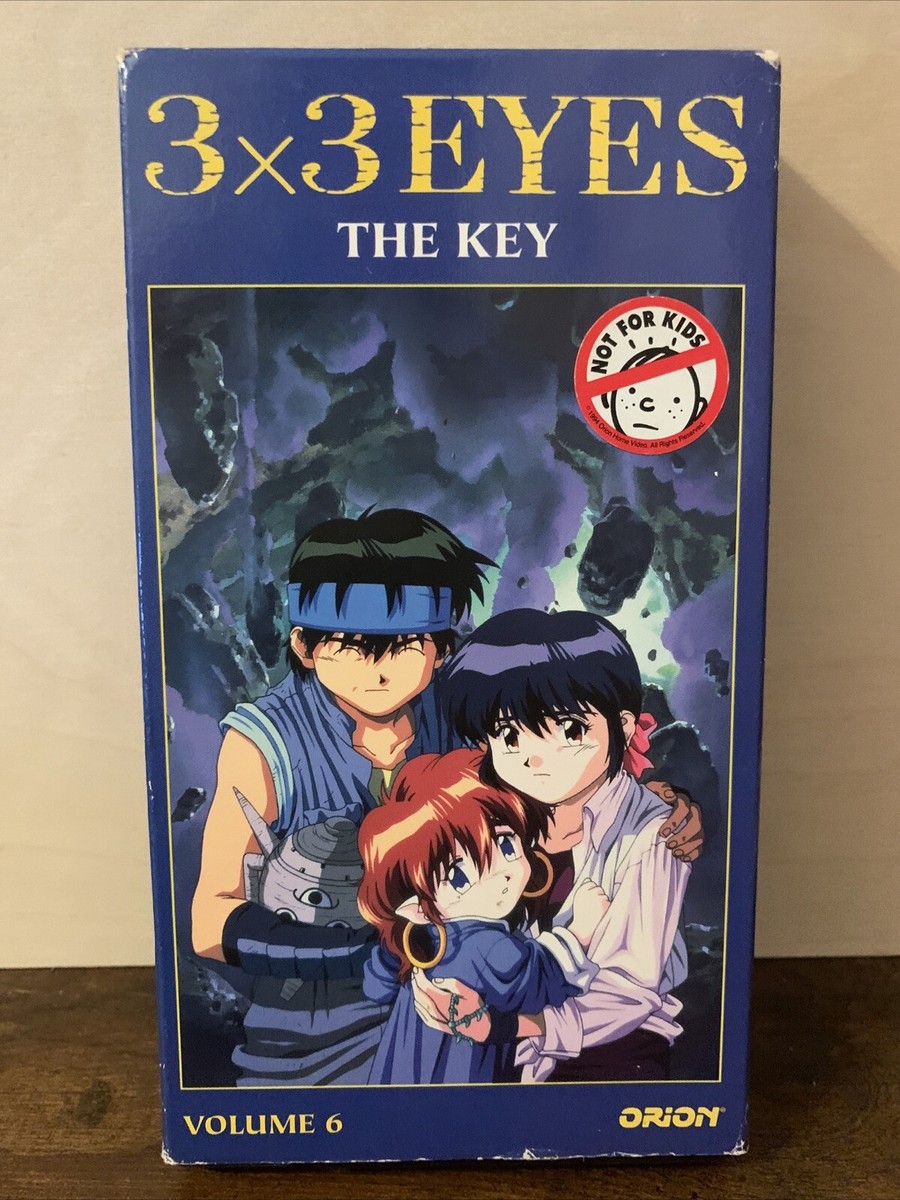 3x3 Eyes The Key VHS, Volume 6 J1 | eBay