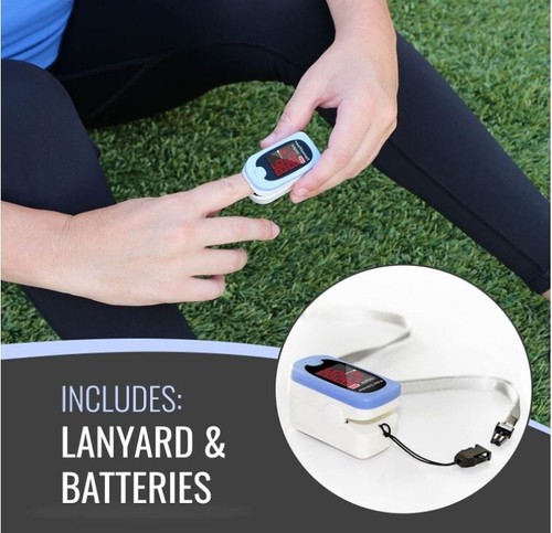 HealthSmart Pulse Oximeter Displays Blood Oxygen Saturation Content - 第 8/10 張圖片