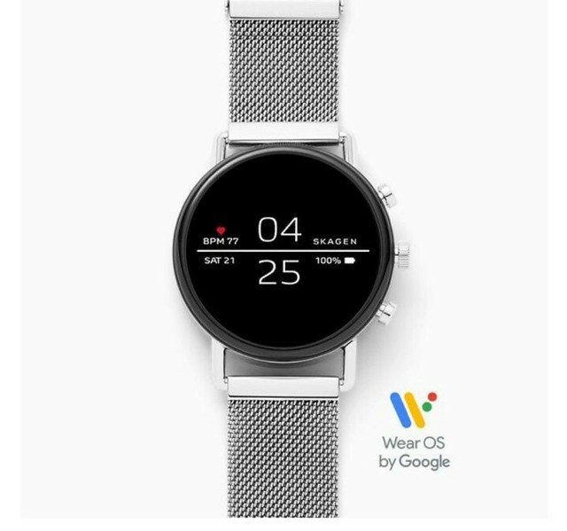 Skagen Smartwatch Falster 2 Black Magnetic Steel-Mesh Watch SKT5109 âReadâ | eBay
