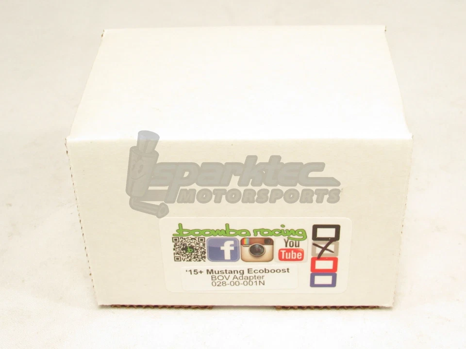 Adaptador de válvula de soplado Boomba Turbo BOV aluminio 15-18 Ford Mustang 2,3 L EcoBoost Foto 2 de 4