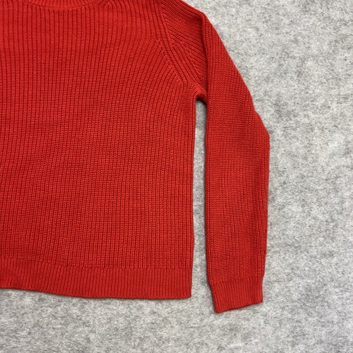 J Crew Sweater Mens XL Red Crewneck Cashmere Blend Fisherman Long Sleeve Grandpa - Picture 5 of 17