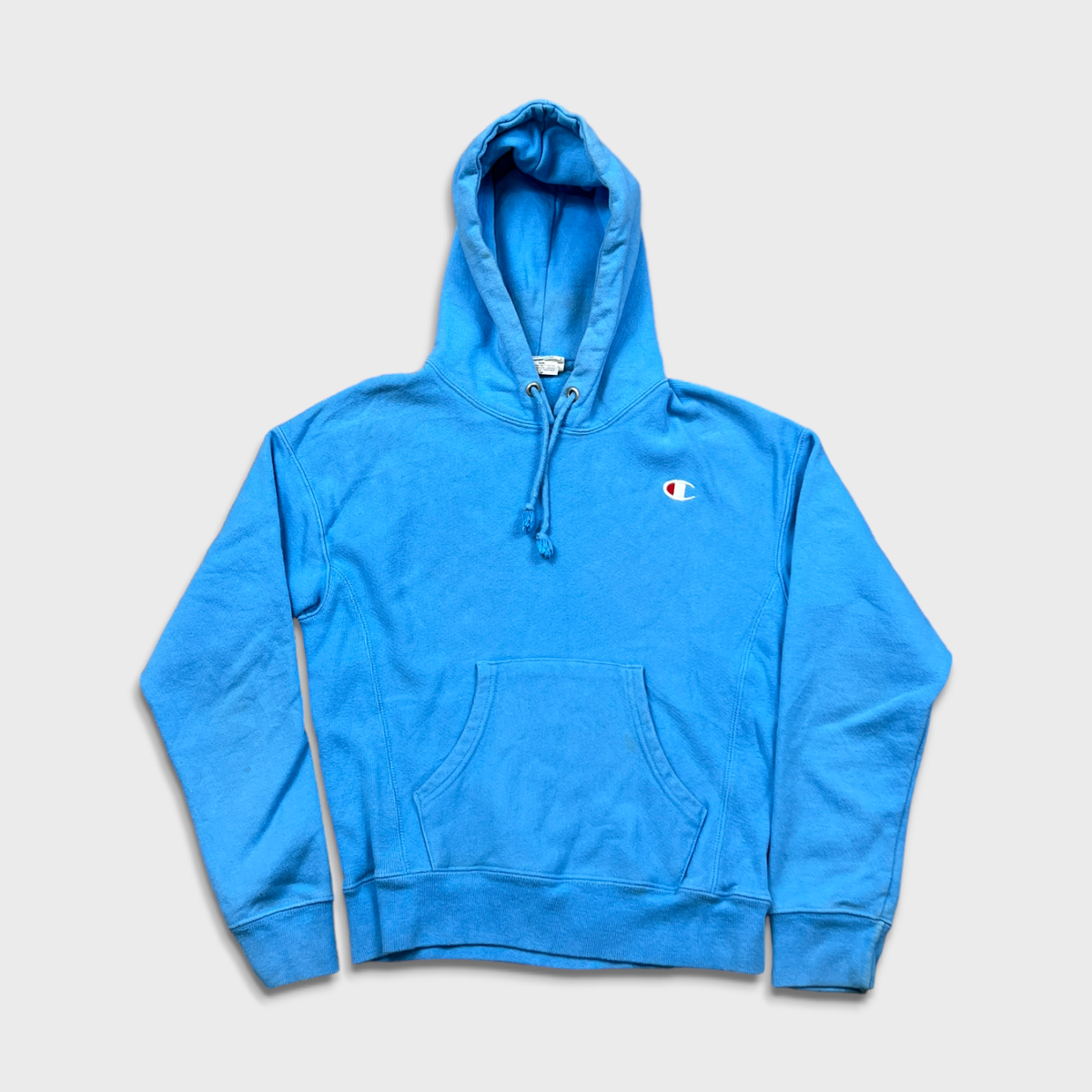 Champion Hoodie Womens XS Blue Reverse Weave C Logo Pullover Hooded  Sweatshirt