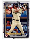 Blake Burke Milwaukee Brewers  2024 Bowman Draft 1st Bowman ***