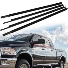4x Weatherstrip Window Moulding Trim Seal Belt Kit For 09-21 Dodge Ram 1500 2500