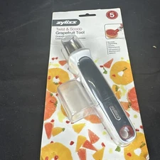 Zyliss Twist & Scoop Grapefruit Sectioning Tool Citrus Segmenting NEW! FREE SHIP