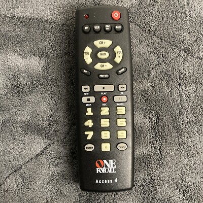Access 4, ONE FOR ALL  Replacement Remote Control URC-4700B00 pre owned