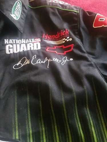 Dale Earnhardt Jr Amp Mountain Dew mens Pit Crew shirt Patch Embroidered Nascar - Picture 4 of 12