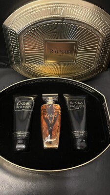 Extatic BALMAIN  EAU DE PARFUM 90 ml +100 ml Body Lotion+100 ml Shower Cream Neu
