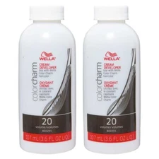 Wella Color Charm 20 Volume Cream Developer 3.6 oz (2 Pack)