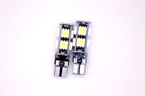 CHRYSLER CAR FRONT/REAR LIGHT 9SMD T10 LED W5W ERROR-FREE 501 CANBUS XENON WHITE - Picture 5 of 9