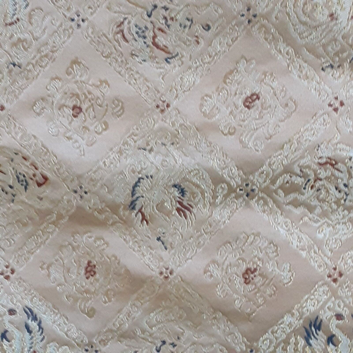 Vintage never used Kawashima Kyoto Japan table runner gold tone embroidered silk - Picture 3 of 7