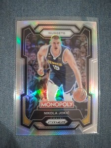 Nikola Jokic Silver Prizm - 2023-24 Panini Prizm Monopoly NBA #1