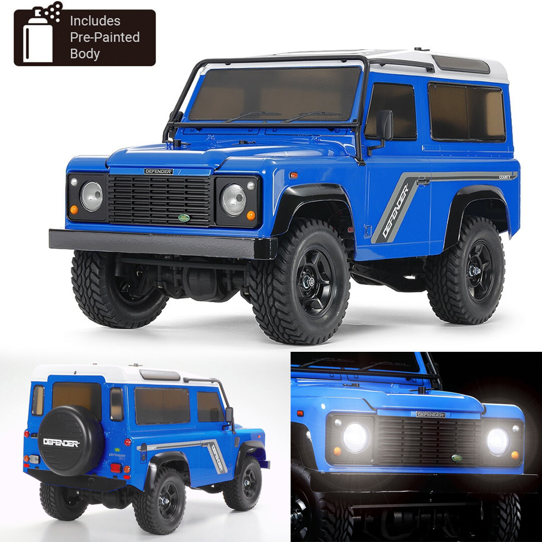 ホビーラジコン TAMIYA 1/10 LAND ROVER DEFENDER 90 NEW Tamiya 1/10 RC 1990 Land Rover Defender 90 CC-02 Chassis