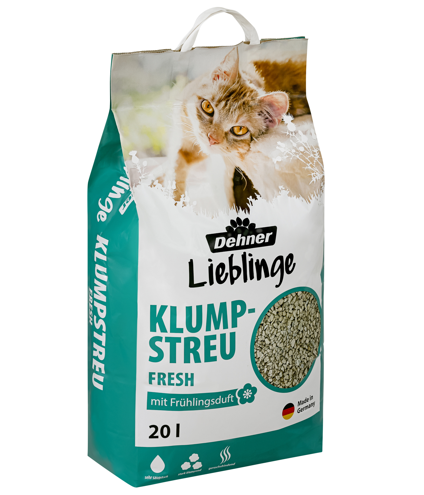 Katzenstreu Natur mit Frühlingsduft 20l, Dehner Lieblinge