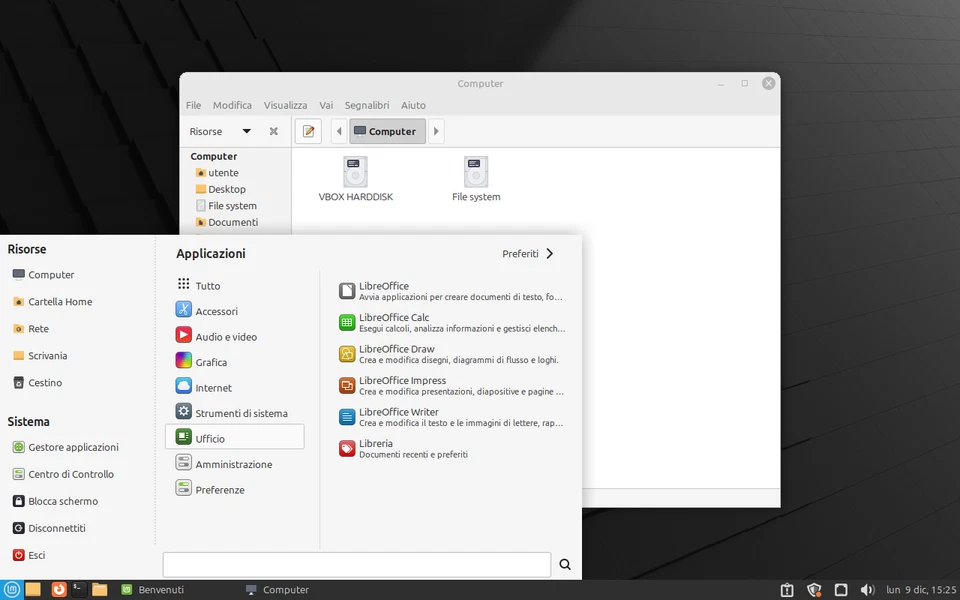 DVD Linux Mint MATE 22 simile a Windows 64 bit Desktop Classico - Immagine 2 di 4
