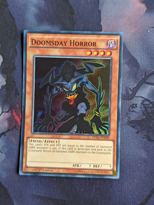 YUGIOH TCG 1st Edition Doomsday Horror - Super Rare DESO-EN049