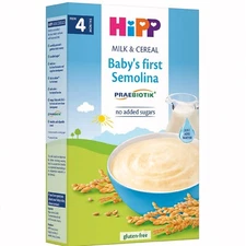 HiPP Milk & Cereal Baby's First Semolina 4+ Months 1 x Pack 250gr/8.18oz