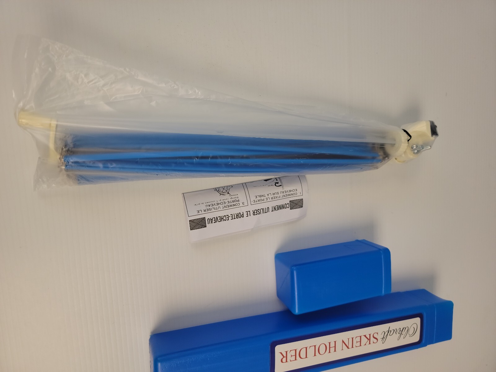 New Olikraft Skein Holder Umbrella Swift, Instructions, No Ball Winder