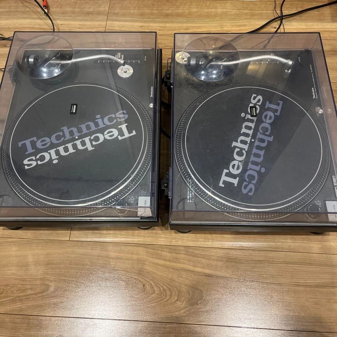 Technics SL1200MK3 2 Turntable Pair Dj Black Direct Player w/dust 