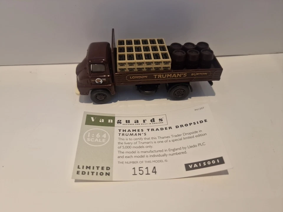 Corgi Lledo Vanguard VA15001 Thames Trader Dropside TRUEMANS Edición Limitada NUEVO Foto 2 de 4